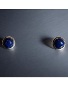 Boucles Lapis-lazuli Argent 925