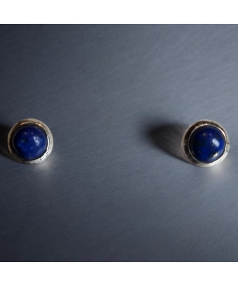 Boucles Lapis-lazuli Argent...