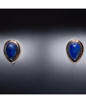 Boucles Lapis-lazuli Argent...