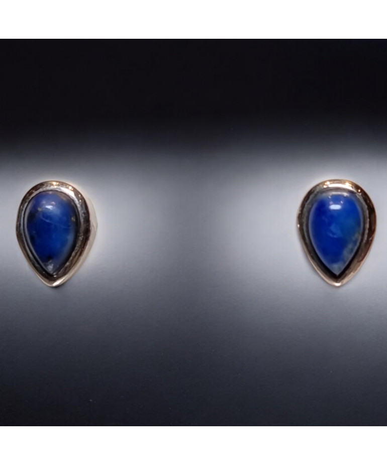 Boucles Lapis-lazuli Argent 925