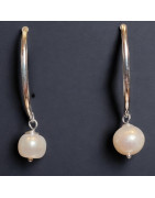 Boucles Perles d'eau douce Argent 925
