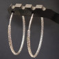 Boucles Facettées type Créoles Argent 925