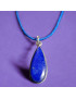 Pendentif Lapis-lazuli Argent 925 sur cordon réglable (s)