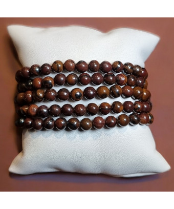 Bracelet Œil de fer Pierres rondes