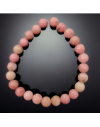 Bracelet Rhodochrosite Pierres rondes (s)