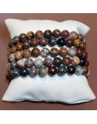 Bracelet Piétersite Pierres rondes (s)