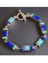 Bracelet Turquoise et Lapis-lazuli Argent 925