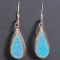 Boucles Opale Harlequin A+ Argent 925