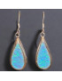 Boucles Opale Harlequin A+ Argent 925