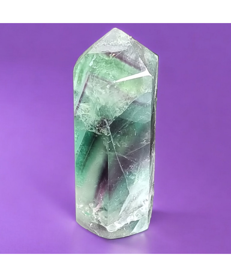 Obélisque Fluorite Rainbow