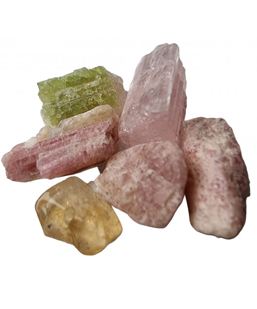 Pierre brute Tourmaline rubellite