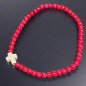 Bracelet Perle de verre de Murano Croix Jaspe