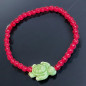 Bracelet Perle de verre de Murano Tortue Céramique verte Enfant