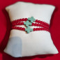 Bracelet Perle de verre de Murano Croix Turquoise Enfant