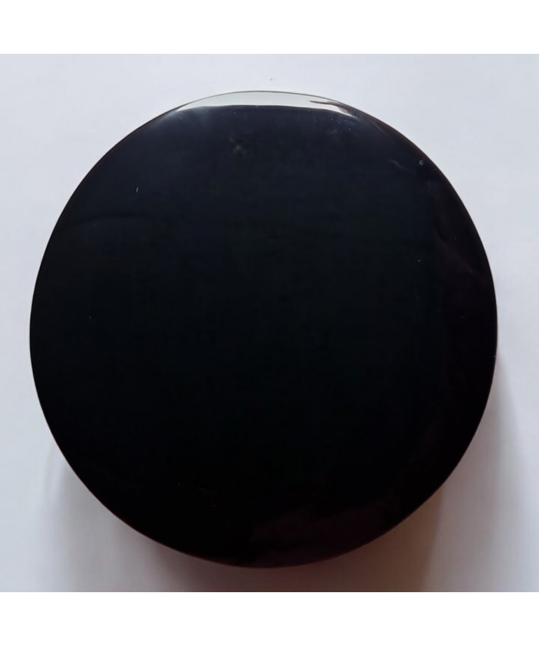 Disque de rechargement Obsidienne noire miroir 20cm