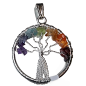 Pendentif  Arbre de vie 7 chakras pm