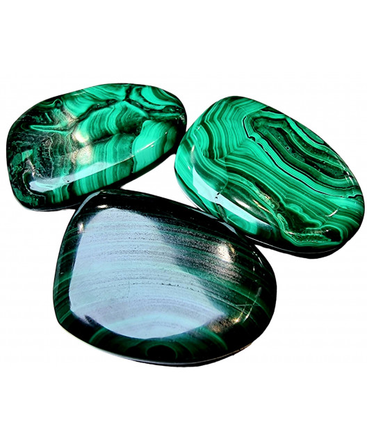 Pierre plate Malachite