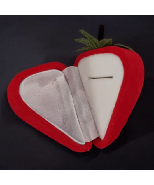 Boîte à bague Fraise