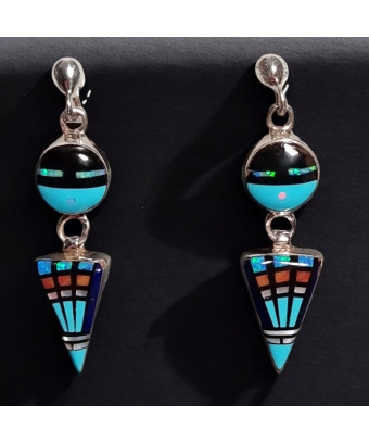 Boucles Turquoise Opale...