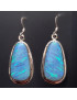 Boucles Opale Harlequin A+ Argent 925