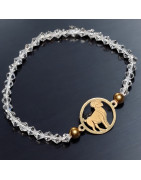Bracelet Cristal Swarovski Bélier Plaqué or