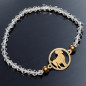 Bracelet Cristal Swarovski Bélier Plaqué or