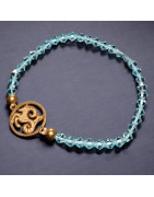 Bracelet Cristal Swarovski Capricorne Plaqué or