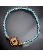 Bracelet Cristal Swarovski Poisson Plaqué or