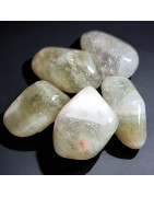 Pierre roulée Prasiolite Quartz vert