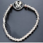 Bracelet Cristal Swarovski Gémeaux acier