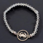 Bracelet Cristal Swarovski Cancer acier