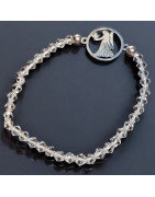 Bracelet Cristal Swarovski Vierge acier