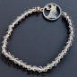 Bracelet Cristal Swarovski Vierge acier