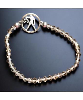 Bracelet Cristal Swarovski Balance acier