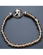 Bracelet Cristal Swarovski Verseau acier