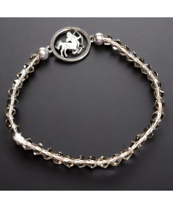 Bracelet Cristal Swarovski Sagittaire acier