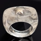 Bague Quartz rutile Etoile Argent 925 Taille 56