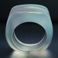 Bague Agate bleue pierre Taille 57