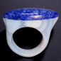 Bague Pierre Lapis-lazuli & Calcédoine