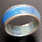 Anneau Agate bleue Argent 925