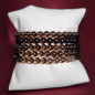 Bracelet Quartz fumé Pierre rondes (s)