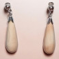 Boucles Coquillage Gouttes Argent 925
