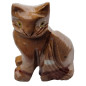 Chat Onyx marron