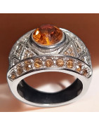 Bague Zirconium Acier inox Taille 60