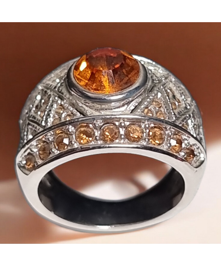 Bague Zirconium Acier inox Taille 60