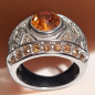 Bague Zirconium Acier inox Taille 60