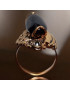 Bague Tourmaline Plaquée or Taille 54+
