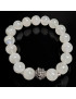 Bracelet Pierre de lune insert Dragon Pierres rondes 10mm