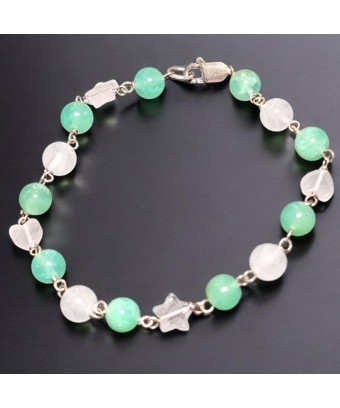 Bracelet Chrysoprase Quartz...