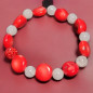 Bracelet Corail et Pierre de lune